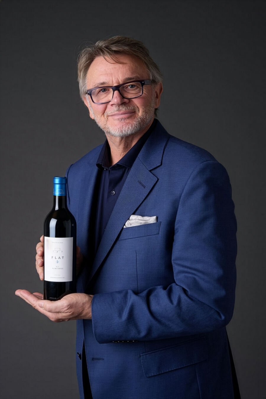 Philippe Troussier holding FLAT3